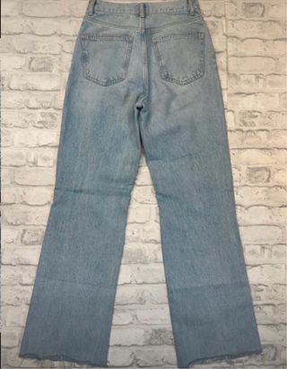 Jeans Wide Leg  Rotos Zara