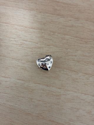 Charm Pandora Corazón Plata Circonitas
