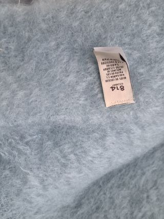 Chal Mohair Mantas Ezcaray Aguamarina