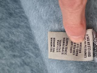 Chal Mohair Mantas Ezcaray Aguamarina