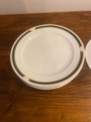 Piatti da dessert Capeans in porcellana, 5 unità