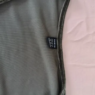 Vestido Shein verde oliva talla S