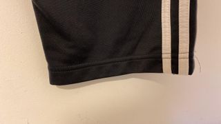 Pantaloni tuta Adidas neri S strisce bianche