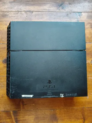 Ps4 Fat Nera + Controller Trasparente