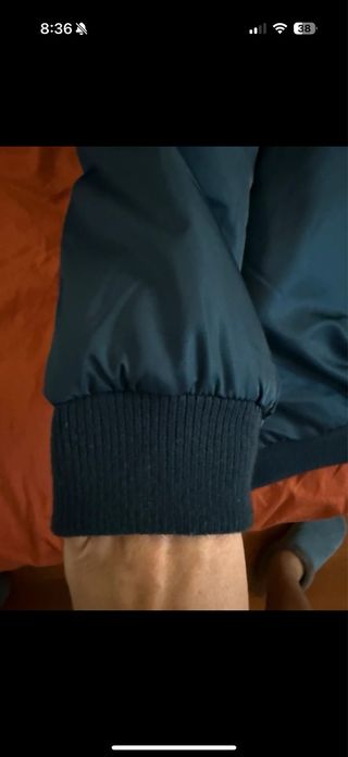 Chaqueta bomber azul