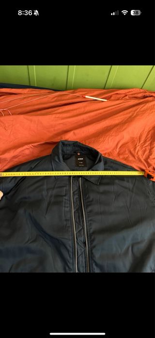 Chaqueta bomber azul