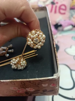 Aderezo de fallera niña en oro