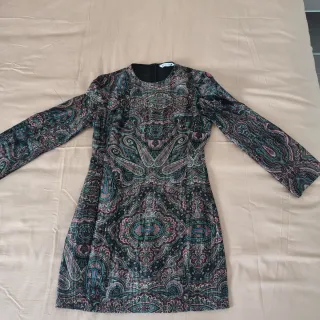 Vestido Zara Estampado Talla M