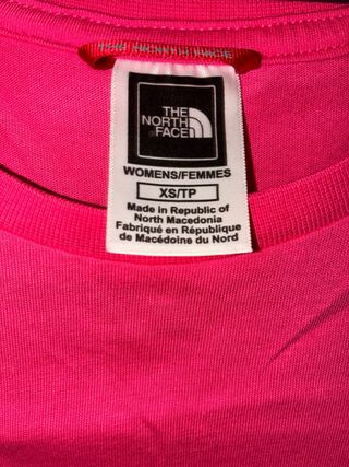 Camiseta The North Face Fucsia Talla XS