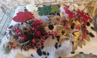 Lotto decorazioni Natalizie