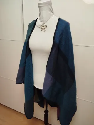 Capa / Poncho mujer patchwork