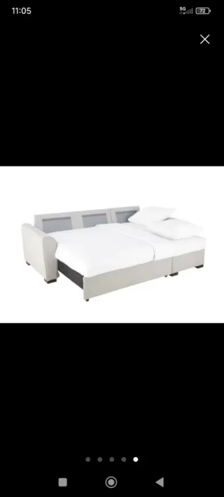 Sofá Cama MONTREAL Gris Maisons du Monde