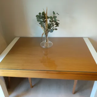 Mesa comedor madera 140X90 cm extensible