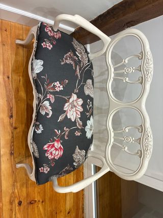 Sillón vintage recién tapizado