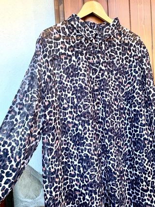 Simply Be Vestito/Kimono Lungo Stampa Leopardata