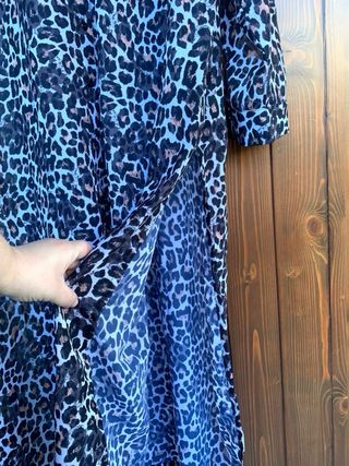 Simply Be Vestito/Kimono Lungo Stampa Leopardata