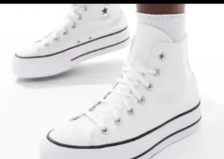 Sneakers Converse Platform Bianche Taglia 38