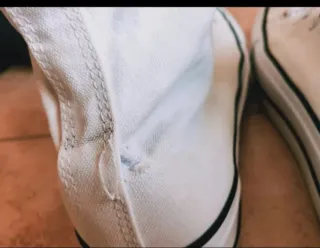 Sneakers Converse Platform Bianche Taglia 38