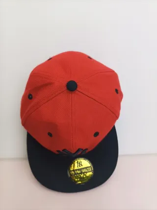 Gorra New York Yankees 7 1/4 Roja y Negra