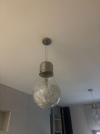 Lámpara Colgante Bombilla Grande