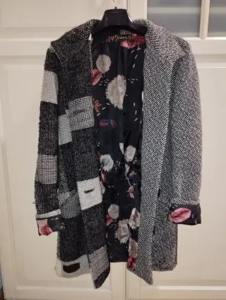 Abrigo Desigual Lana Mujer