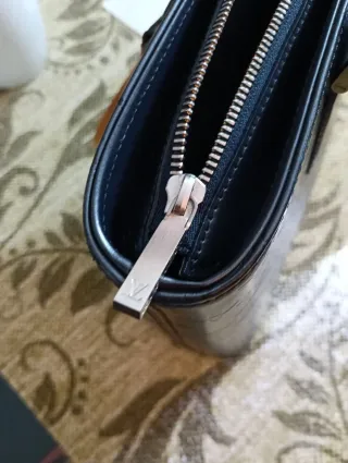 Borsa Louis Vuitton Wildwood Pelle Blu