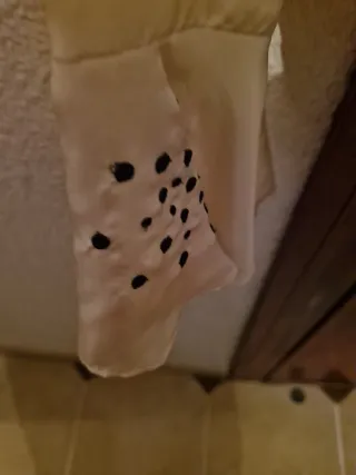 Blusa de seda natural beige