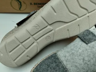 Ciabatte invernali donna grigie Tg 36