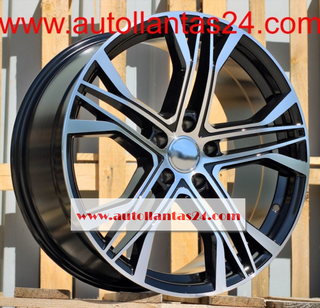 8839 JUEGO DE 4 LLANTAS AUDI RS BLACK  MET