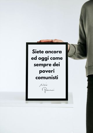 Quadro citazione Silvio Berlusconi