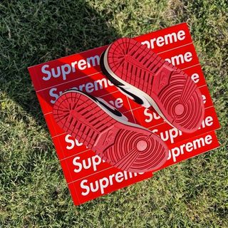 Zapatillas Jordan 1 Low Roja y Blanca Talla 43