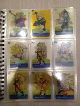 Dragon Ball Z Laminacards Serie Oro - 147 cards