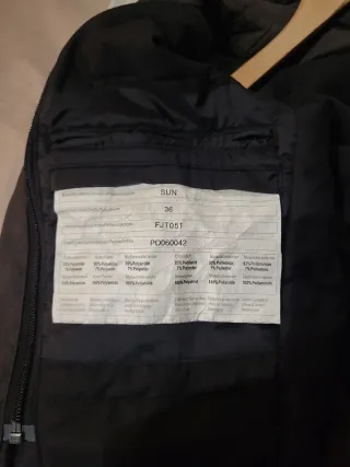 Chaqueta Moto Mujer Negra