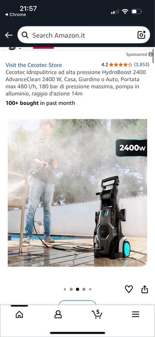 Idropulitrice Cecotec HydroBoost 2400