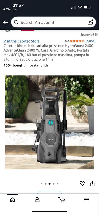 Idropulitrice Cecotec HydroBoost 2400