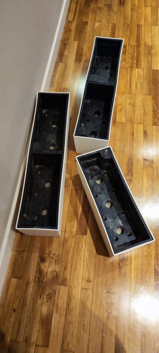 2 Vasi da balcone Lechuza bianco 80