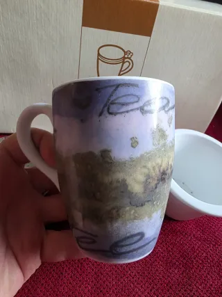 Tisaniera Thun in porcellana