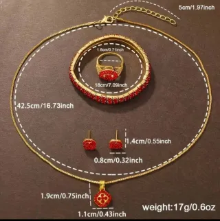 Set 6 Piezas Reloj Mujer Bohemio Azul y Oro