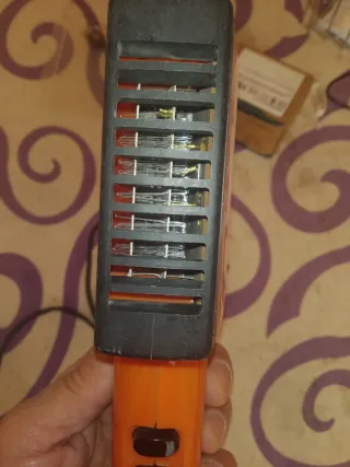 Secador de pelo Braun años 80 Naranja