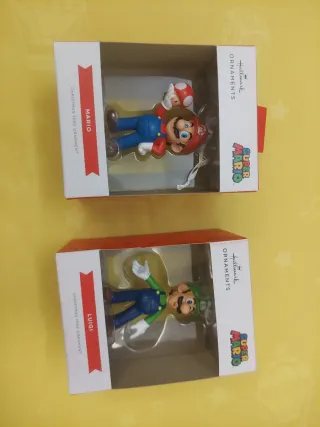 Adornos Hallmark Super Mario Bros. (Mario y Luigi)