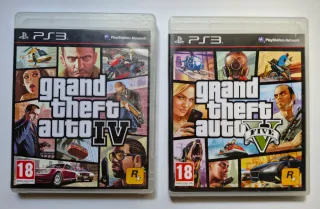 Grand Theft Auto IV y V PS3