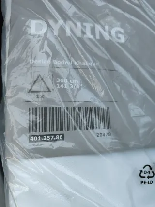 Toldo IKEA DYNING Blanco 360 cm