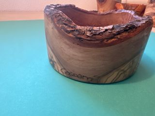 Cuencos decorativos madera olivo únicos