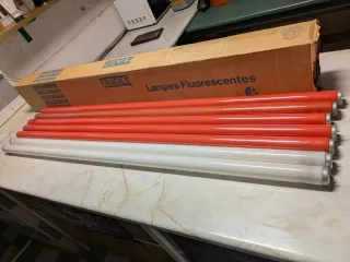 Lámparas fluorescentes Sylvania rojas 120 cm