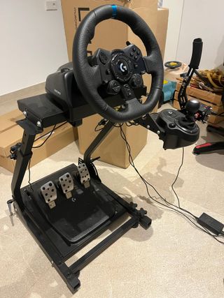 Logitech G923 + estructura + Palanca + Freno Mano