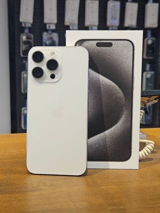 IPHONE 15 PRO MAX 256GB BIANCO 100% BATTERIA