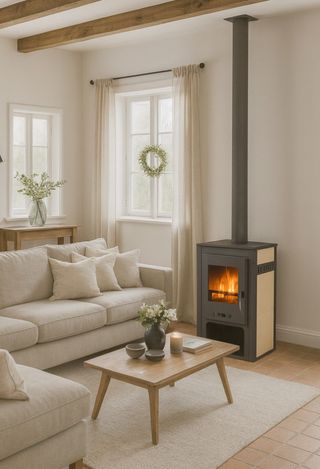 Estufa de leña SAMIRA 10.56 kW BAR1014