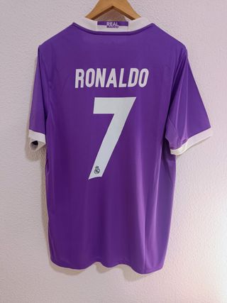 Camiseta Fútbol Retro Vintage CR7 Talla L