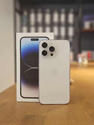IPHONE 14 PRO MAX 256GB ARGENTO 100% BATTERIA