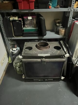 Casete Insertable Chimenea Leña